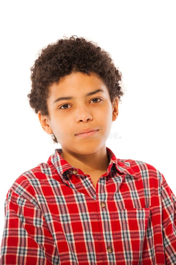 Cute serious African school boy royalty free stock photography Cute serious African school boy royalty free stock photography