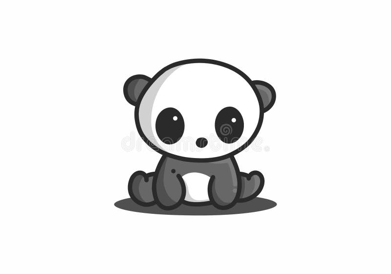 Set Kawaii Crazy Small Panda Vector Illustration Stock Illustration -  Download Image Now - Kawaii, Panda - Animal, Animal - iStock