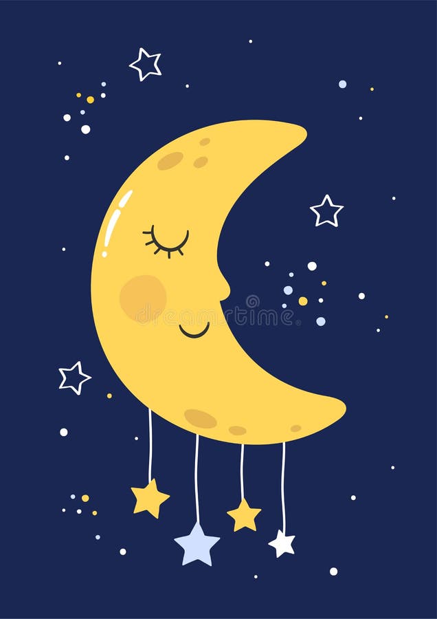 Mặt trăng ngủ dễ thương với sao treo trên nền xanh, tạo nên một không gian giải trí thú vị và đầy ma mị. Hãy cùng chiêm ngưỡng những bức hình nền tuyệt đẹp này để đắm mình vào thế giới thành ảo đầy màu sắc và phong phú.