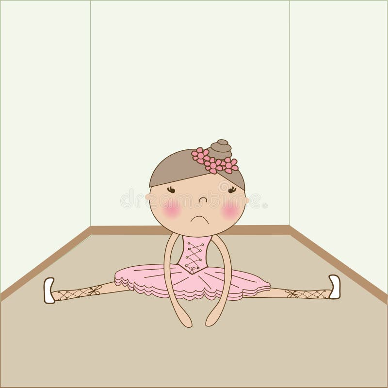 Cute small ballerina