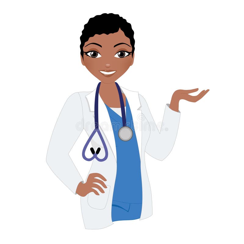 woman doctor clipart