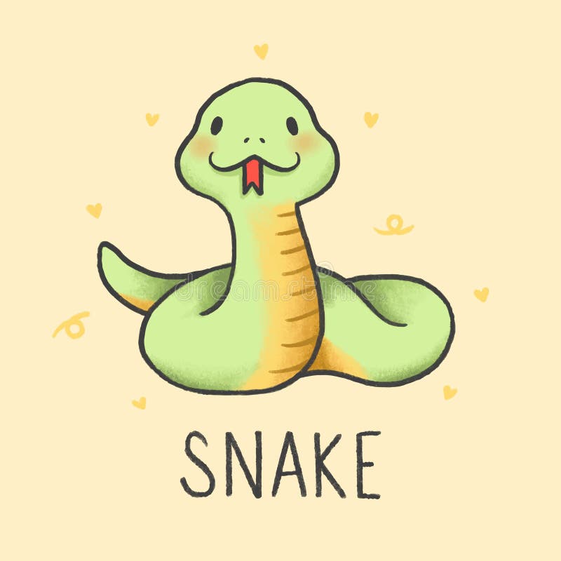 Featured image of post Cute Snake Drawing To get more templates about posters flyers brochures card mockup logo video sound ppt word please visit pikbest com