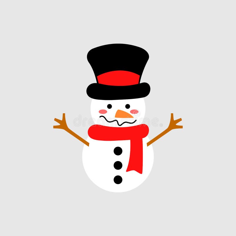 Christmas Snowman hat and face set 