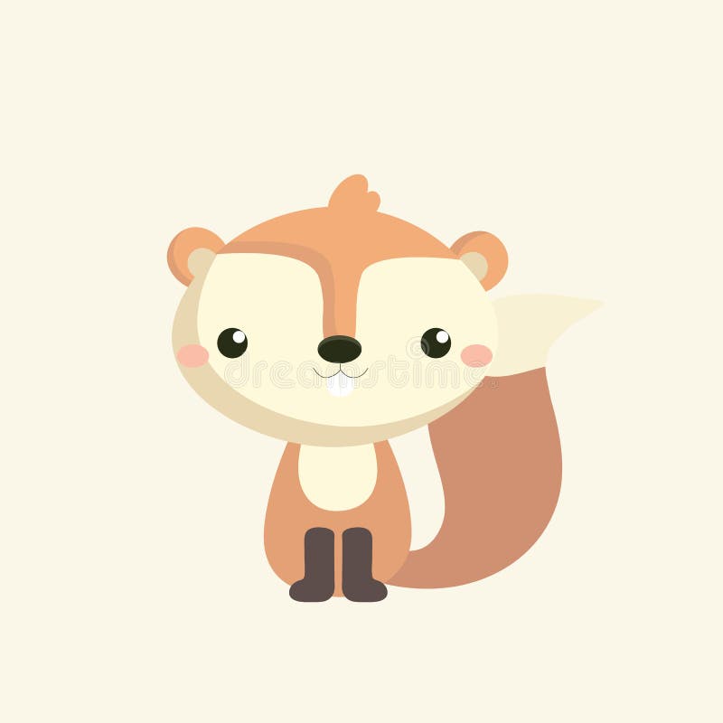 Cartoon Cute Squirrel Waving Stock Illustrations 187 Cartoon Cute Squirrel Waving Stock