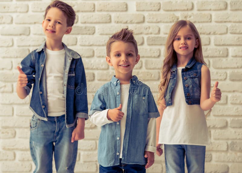 Cute stylish children stock image. Image of people, male - 72259999