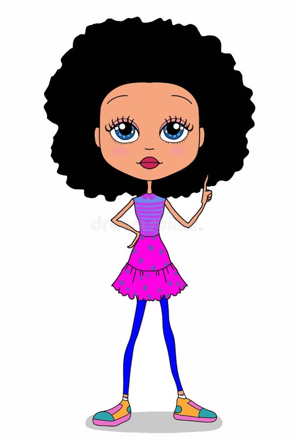 Cute Sweet Cartoon Curly Hair Girl Characters Illustration Drawing White Background Stock Vector - Illustration of cartoon, characters: 154707846 Cute Sweet Cartoon Curly Hair Girl Characters Illustration Drawing White Background Stock Vector - Illustration of cartoon, characters: 154707846