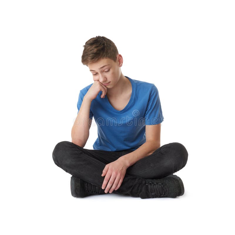 Cute teenager boy over white isolated background royalty free stock images Cute teenager boy over white isolated background royalty free stock images