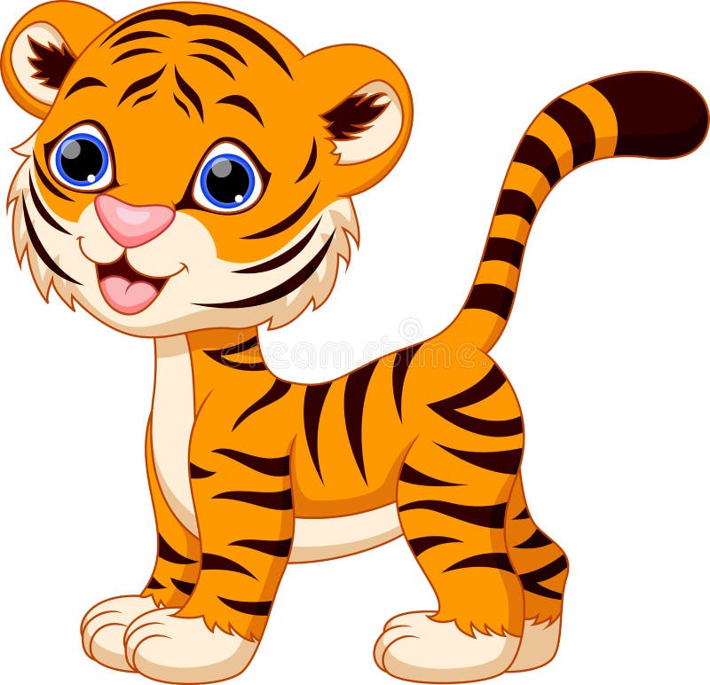 Cute tiger cartoon