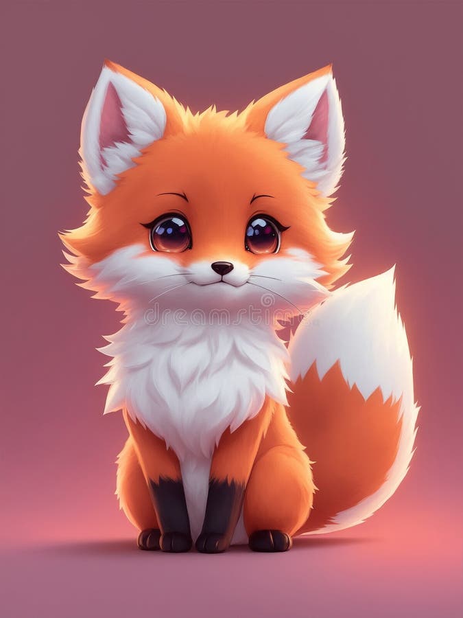 Premium AI Image  Cute tiny hyperrealistic Anime fox from Pokemon Generate  Ai