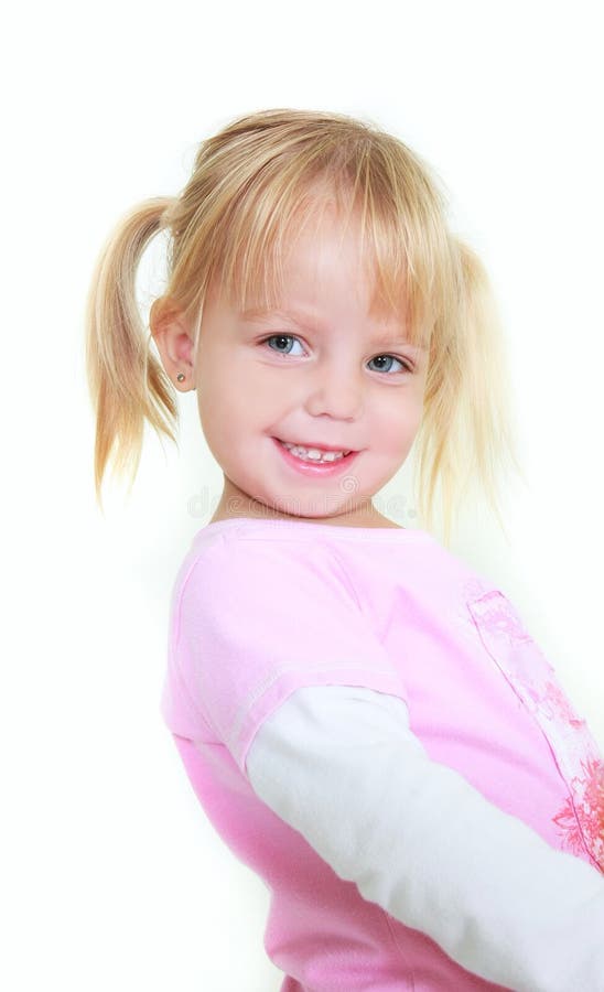 Cute toddler girl portrait