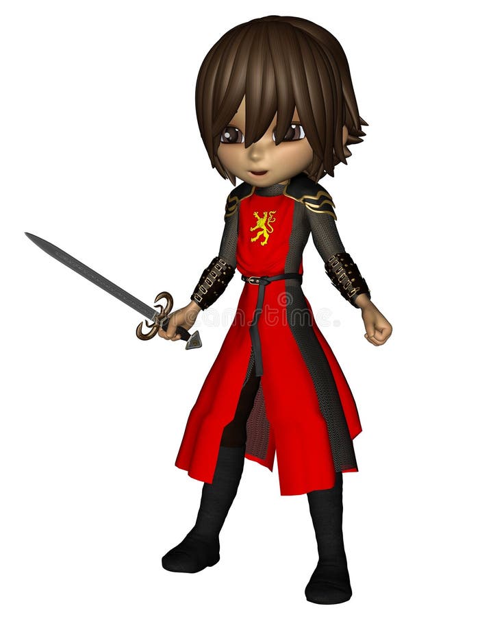 Cute Toon Knight - 2 vector illustration Cute Toon Knight - 2 vector illustration