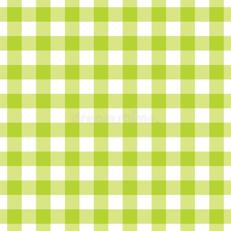 Cute trendige und modische, frisch grüne, einfache Gingham-Muster-Hintergrund-Designelement stock abbildung