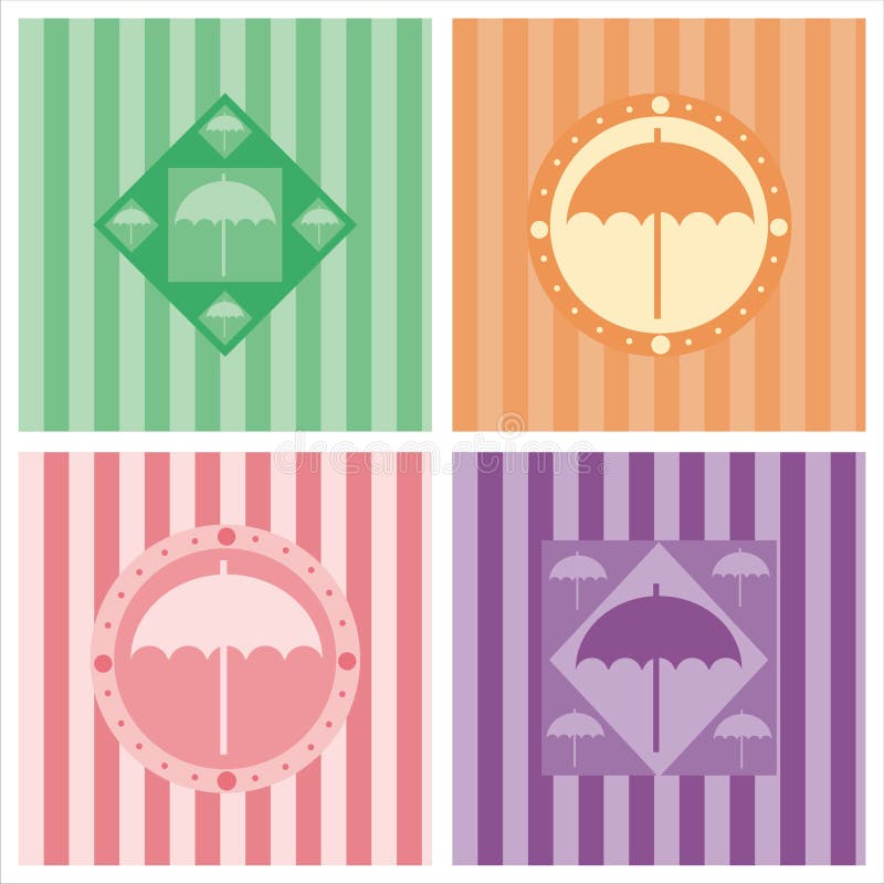 Cute umbrella backgrounds