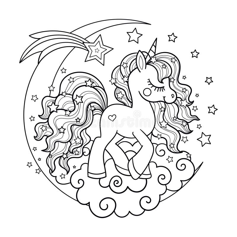 Sleeping Black White Moon Stock Illustrations – 923 Sleeping Black ...