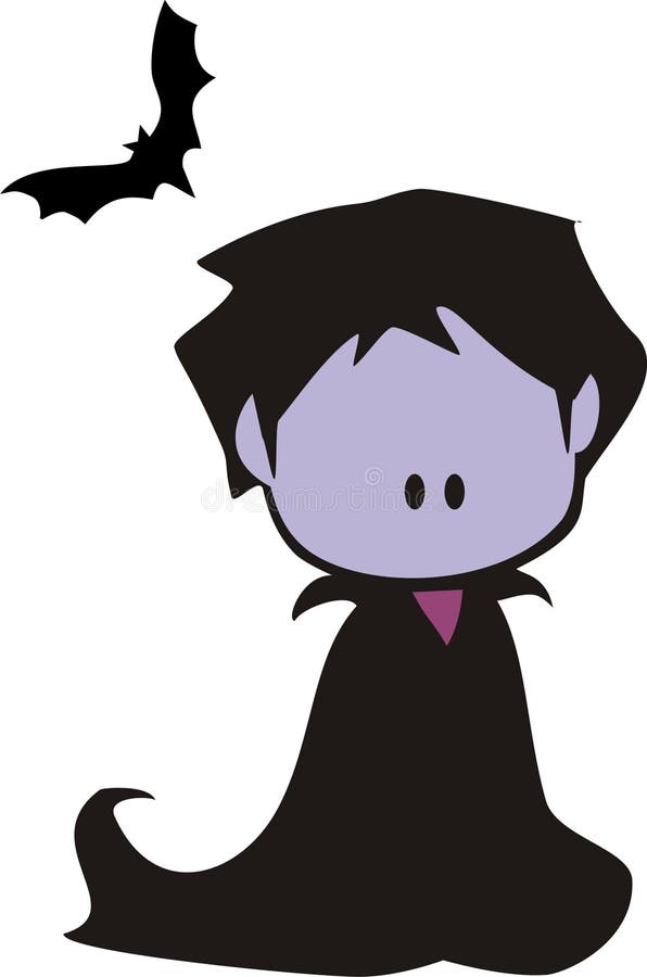 Cute vampire character