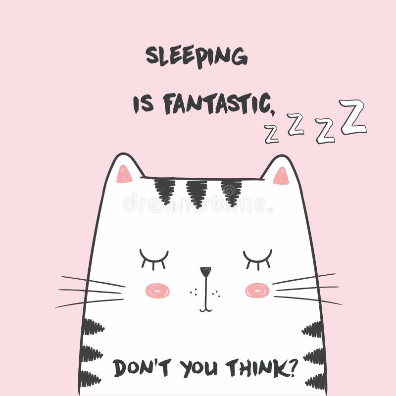 Sleeping Cat Stock Illustrations – 16,685 Sleeping Cat Stock ...