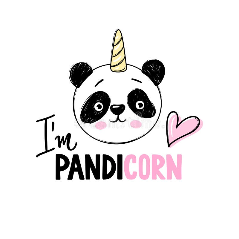 Pandacorn - Funny And Cute Rainbow Horn T Shirt Pandacorn - Funny And Cute Rainbow Horn T Shirt