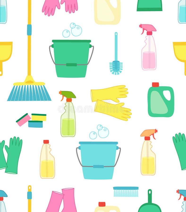 Cute Cleaning Supplies Stock Illustrations 193 Cute Cleaning Supplies