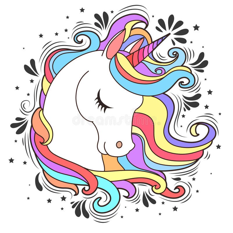 Download Unicorn stock vector. Illustration of nature, horned - 28828789