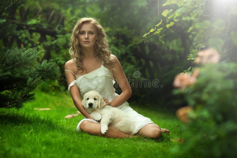 Cute young lady royalty free stock image