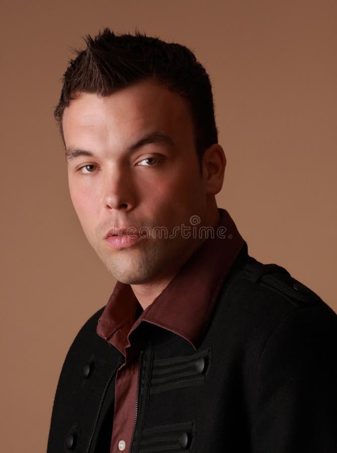 Cute young man stock photo. Image of cute, young, portrait 15857178