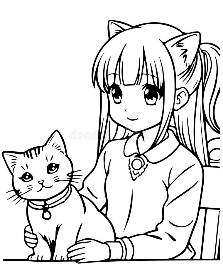 Free Cat Coloring Pages for Kids  Adults
