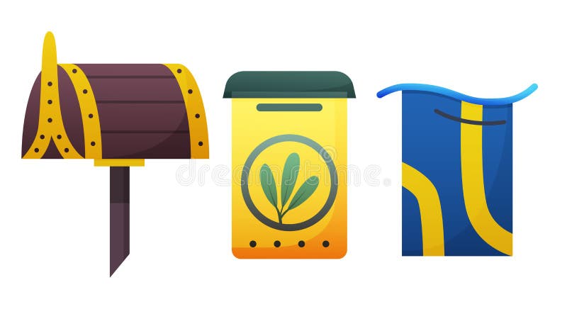 Cutie poștală. cutie poștală pentru desene animate, poștă vectorială sau cutie poștală poștală pentru corespondență americană sau vector illustration