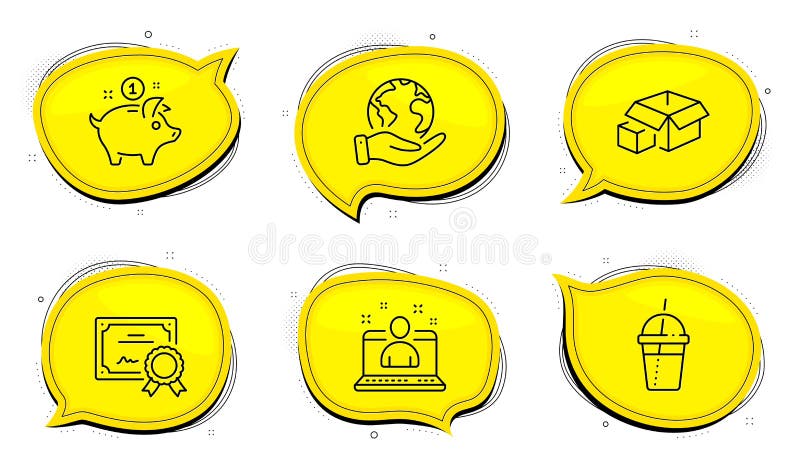 Cutii de cocteiluri pentru cafea și pictograme pentru economisirea banilor. cel mai bun indicator manager. vector royalty free illustration