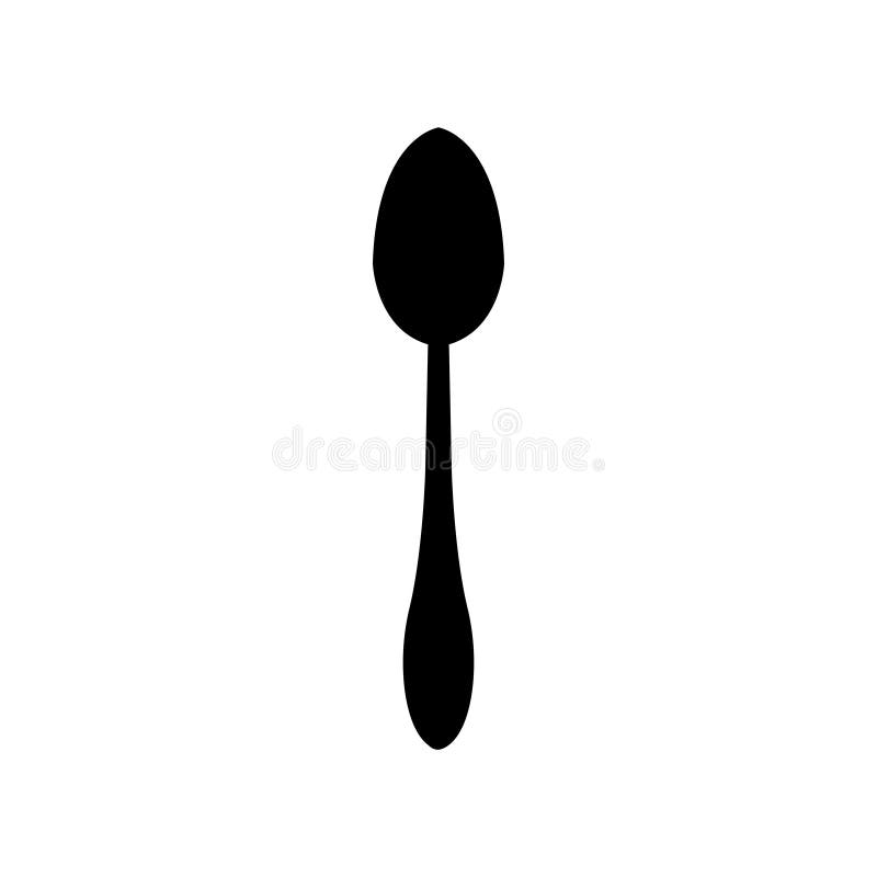 Cutlery Spoon Graphic Design Template Vector Isolated Stock Vector