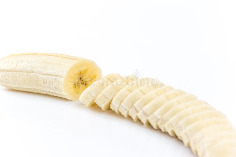 Banana without peel stock image. Image of ripe, isolated 109662955