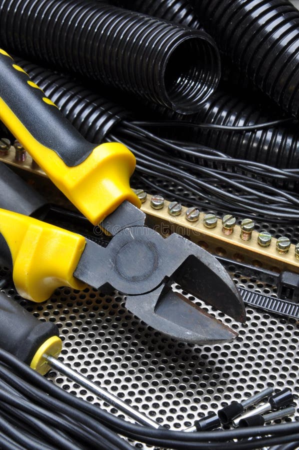 Cutters with Electrical Component Stock Image Image of element