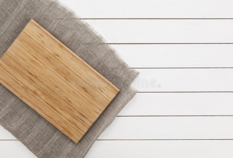 Cutting board on vintage wooden background. cutting board on white wooden table. Vintage rustic recipe book background stock images, royalty-free photos and pictures