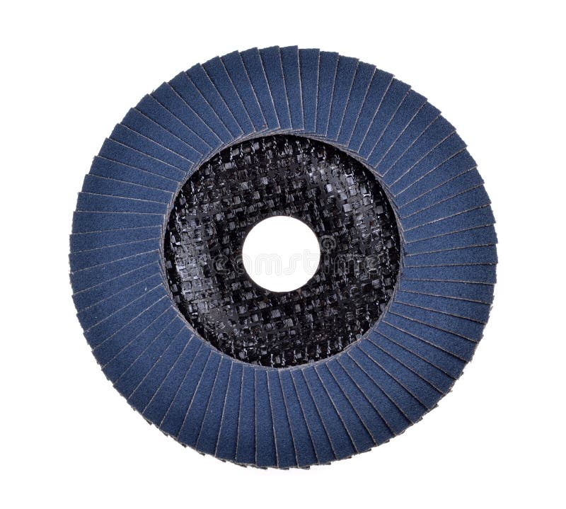 Cutting Discs for Angle Grinder Isolated on White Background Stock