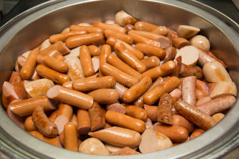 454 Cutting German Sausage Meat Dish Stock Photos Free & RoyaltyFree