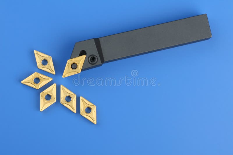 Cutting Inserts for Turning Stock Photo Image of industrial, sintered