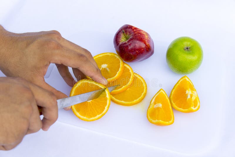 Cutting orange fruit stock photo. Image of stilllife 30896386