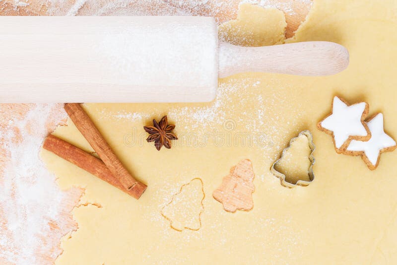 cutting-out-christmas-shape-cookies-stock-image-image-of-gingerbread
