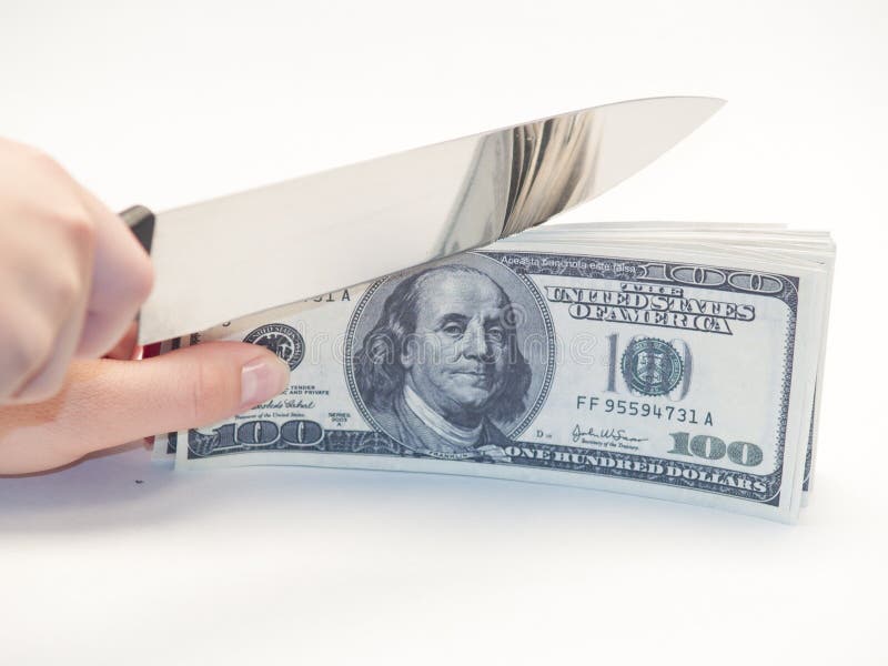 Cutting spending royalty free stock photos