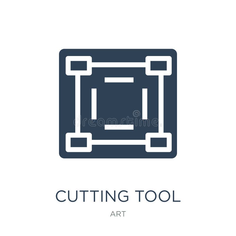Cutting tool selection icon in trendy design style. cutting tool selection icon isolated on white background. cutting tool royalty free illustration
