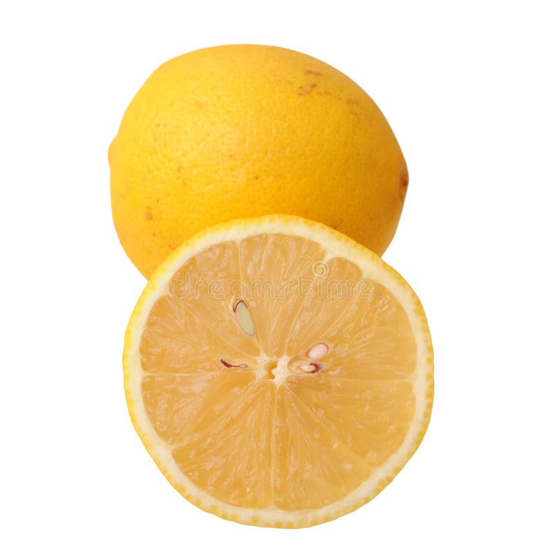 Cutting And Whole Lemon Stock Image Image Of Healthy 28687029