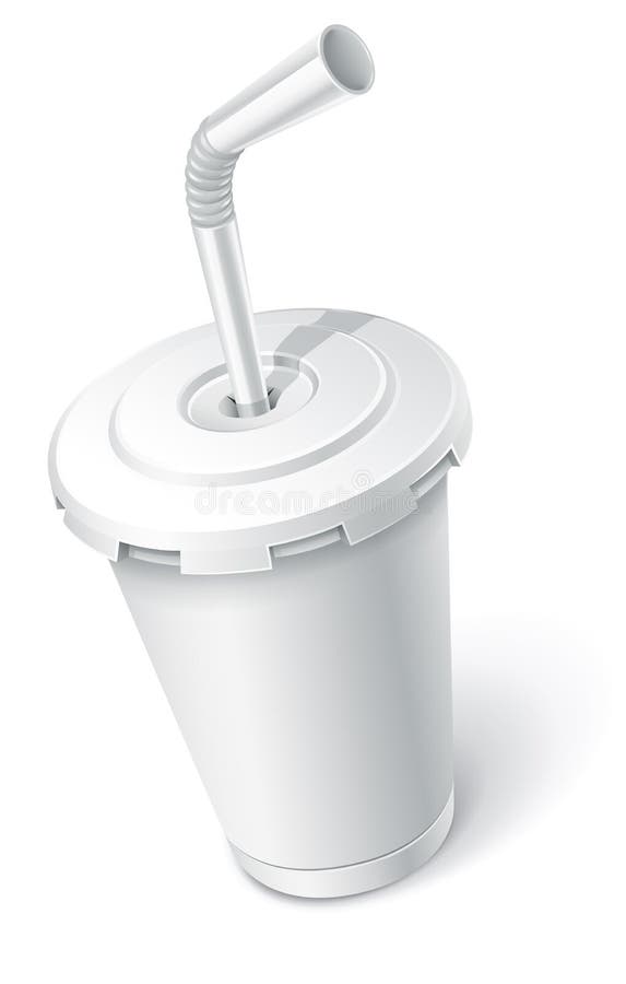 Cuvette de blanc d'aliments de préparation rapide illustration de vecteur Cuvette de blanc d'aliments de préparation rapide illustration de vecteur