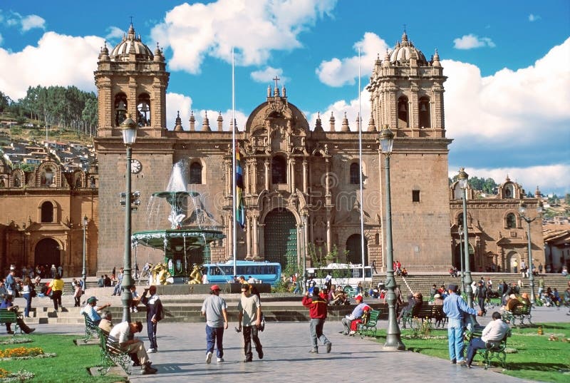 cuzco domingo собора в santo стоковое изображение rf cuzco domingo собора в santo стоковое изображение rf