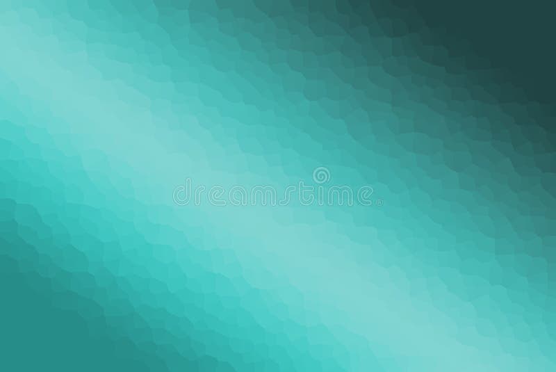 Cyan Shades Low Poly Gradient Crystallize Background Illustration royalty free illustration