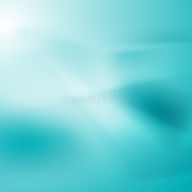 Cyan turquoise abstract soft gradient background stock illustration