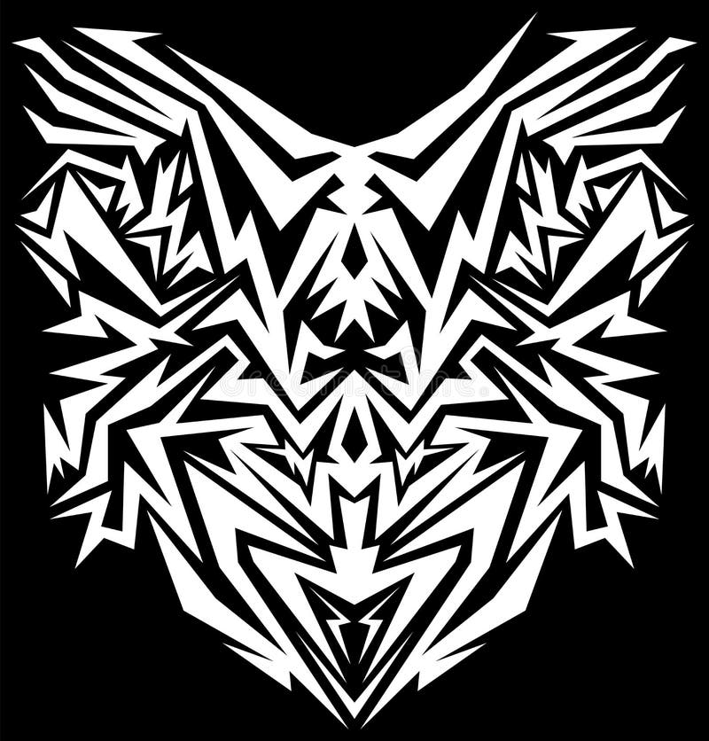 Cyber abstract intricate vector, Tecno lines design. stock illustration