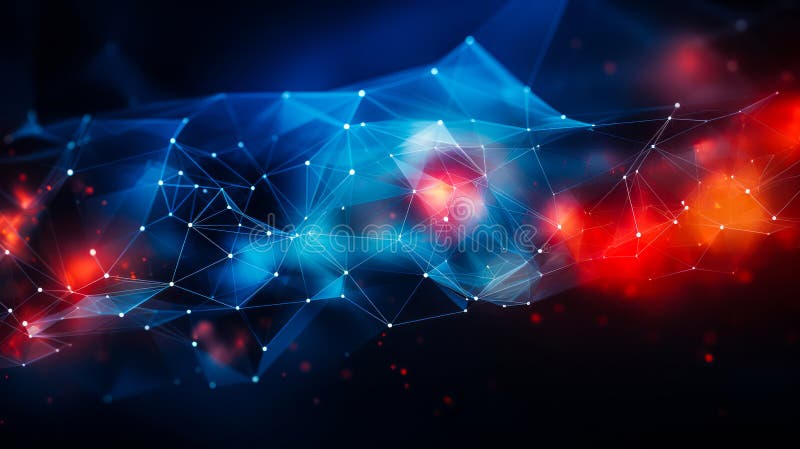 Cyber Aesthetic Essence Abstract Digital Art Background stock illustration