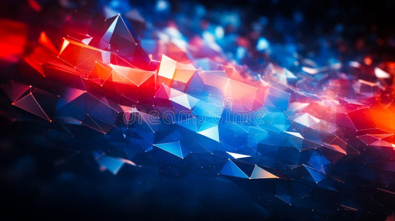 Cyber Aesthetic Essence Abstract Digital Art Background stock illustration