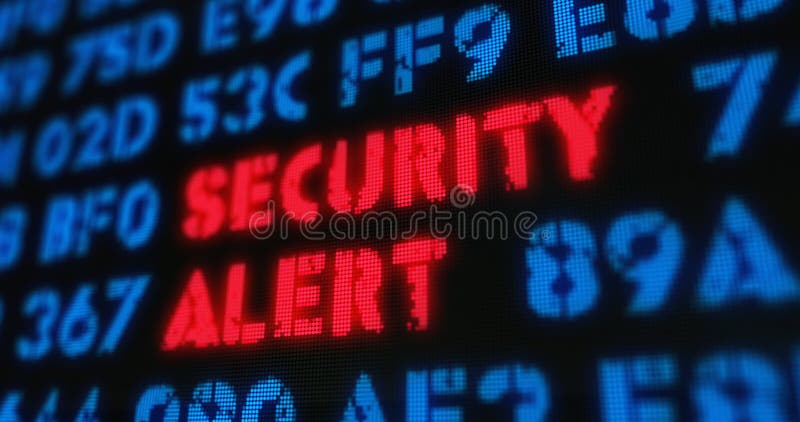 Cyber attack - security alert stock photo Cyber attack - security alert stock photo