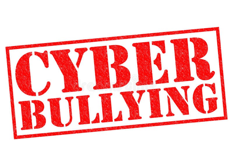 CYBER BULLYING royalty free illustration