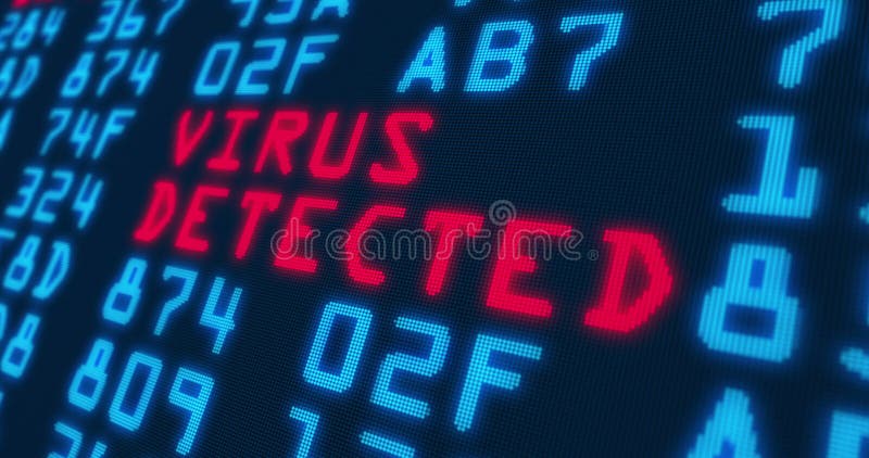 Cyber crime and security buzzwords concept looped seamless animation. Computer protection and data safe in screen stylized footage. Computer matrix video